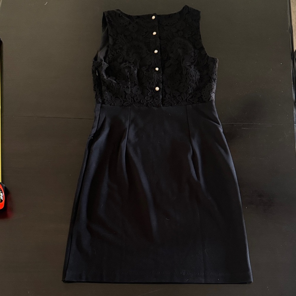 Nicole Miller Black Lace Midi Dress - Picture 5 of 5